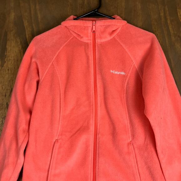 Columbia Womens Jacket Coral Fleece Full Zip Long Sleeve Zipped Pockets M - Picture 2 of 12